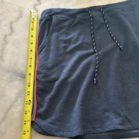 Sundry Track Skirt in Navy Blue with Side Stripes - Picture 8 of 13